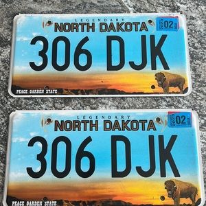 North Dakota License Plates